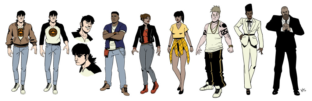 Point Bliss Character Designs Lineup